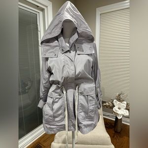 French Connection Hooded Anorak - Size XS- in Pearla Grey